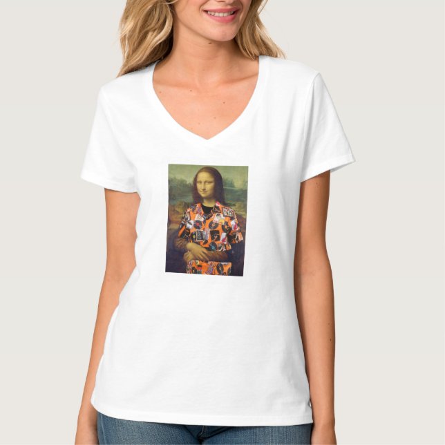 Mona Lisa w/40th Reunion Women's White t-shirt (Front)