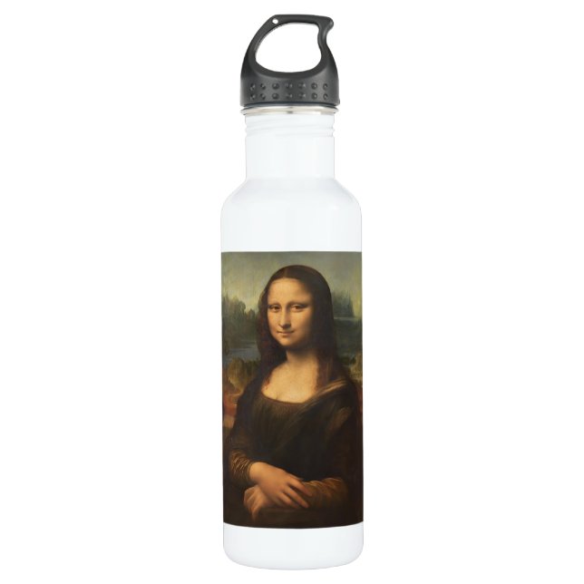 Mona Lisa Water Bottle (Front)