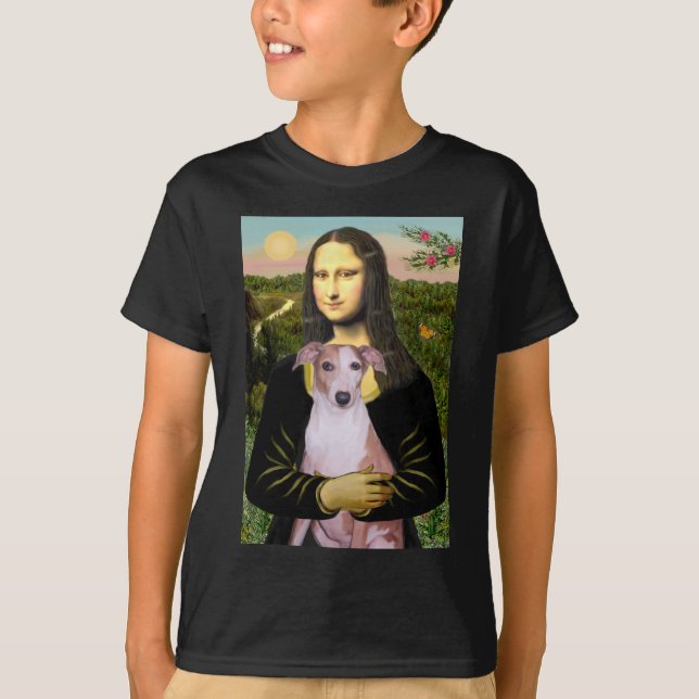 Mona Lisa - Whippet (#7 light red) T-Shirt (Front)