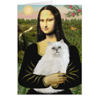 Mona Lisa - White Persian Cat 13 Cards