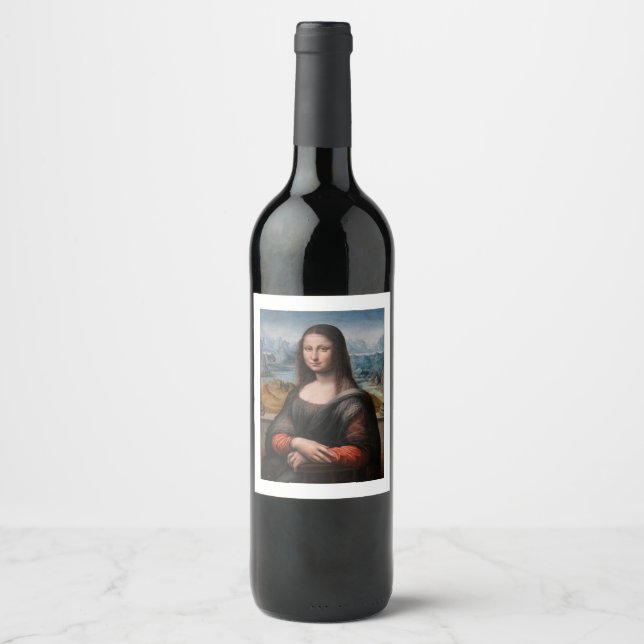 Mona Lisa wine or Sparkling Wine labels (Front)