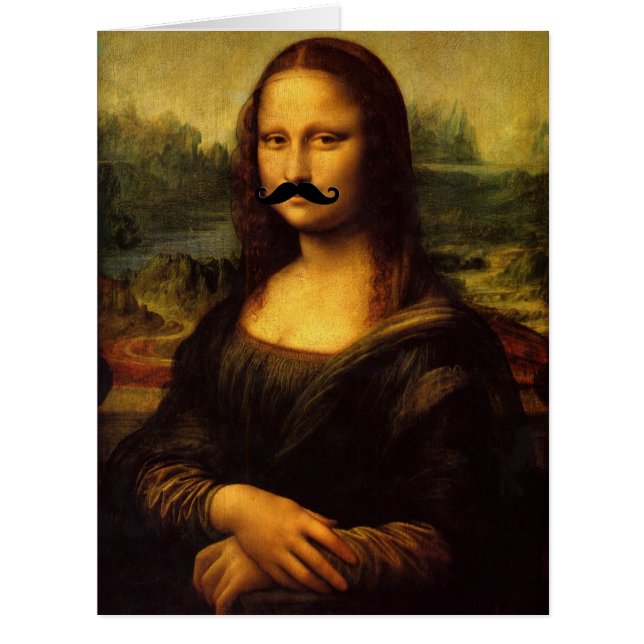 Mona Lisa With Mustache Cards (Front)
