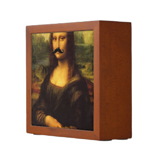 Mona Lisa With Mustache Pencil Holder