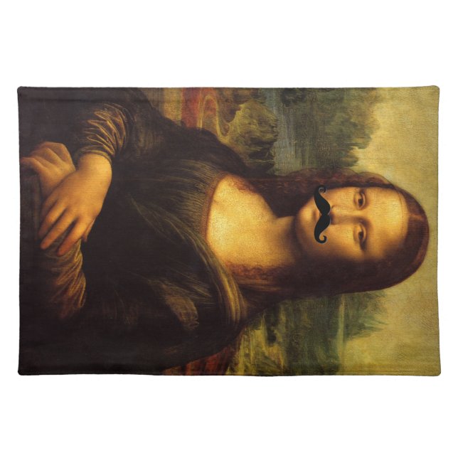 Mona Lisa With Mustache Placemat (Front)