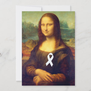 Mona Lisa With White Ribbon