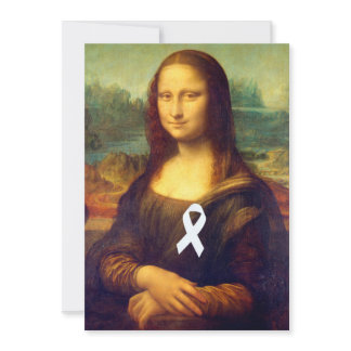 Mona Lisa With White Ribbon