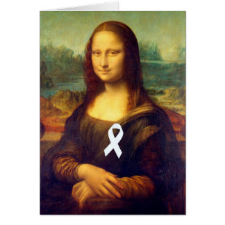 Mona Lisa With White Ribbon