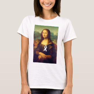 Mona Lisa With White Ribbon T-Shirt