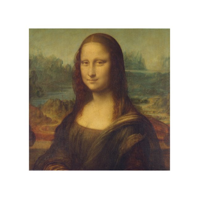 Mona Lisa Wood Wall Decor (Front)