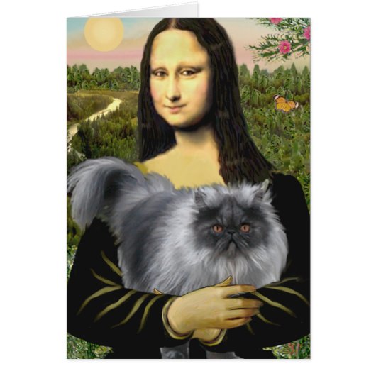 Mona Lisa's Blue Smoke Persian Cards (Front)