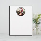 Mona Lisa's Christmas Santa Hat (Standing Front)