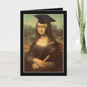 Mona Lisa's Graduation Day Card