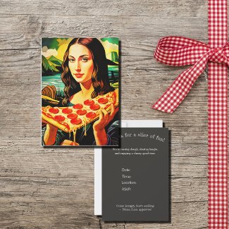 Mona Lisa's pizza  moment  