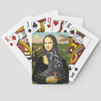 Mona Lisa's Scottish Terrier (#1) Poker Cards