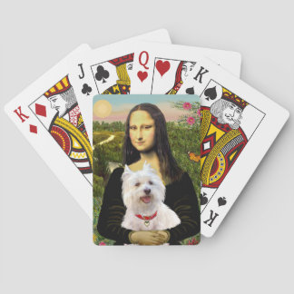 Mona Lisa's West Highland Terrier Poker Cards