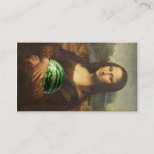 Mona 'Melona' Lisa Loves Sweet Watermelons Business Card