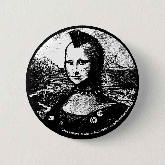 Mona Mohawk Button (Front)