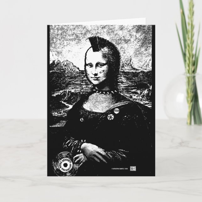 Mona Mohawk Greeting Card (Front)