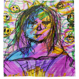 Mona Pop Shower Curtain
