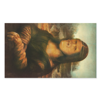 Mona Rilla aka  Mona Lisa Rectangular Sticker