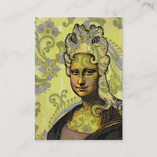 Mona Went to The Salon Business Card (Front)