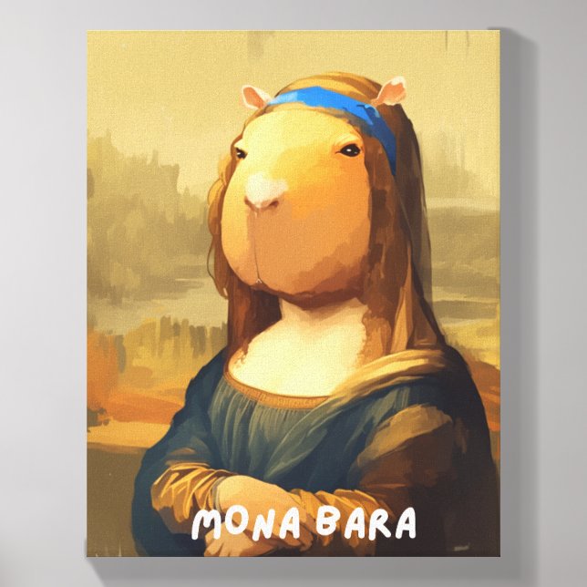 Monabara Capybara style Painting Canvas Photo Tile (Front Set)