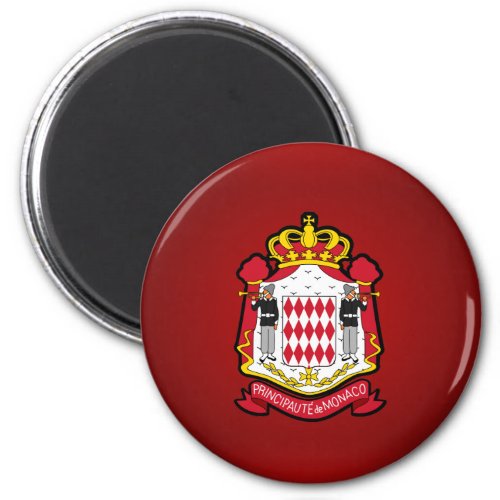 Monacan coat of arms magnet
