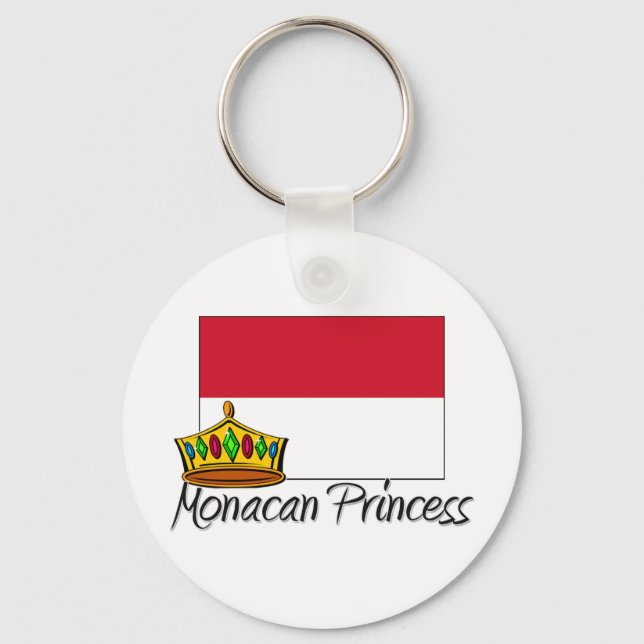 Monacan Princess Keychain (Front)