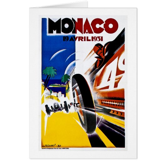 Monaco 1931 Grand Prix - Vintage Race Poster (Front)