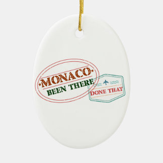 Monaco Been There Done That Ceramic Ornament