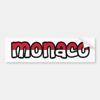 Monaco Bumper Sticker