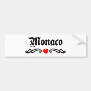 Monaco Bumper Sticker