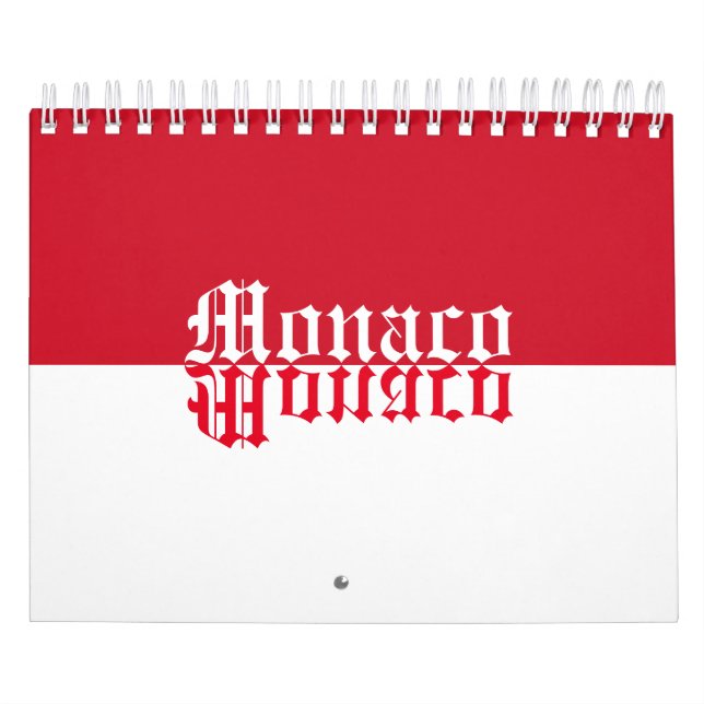 Monaco Calendar (Cover)