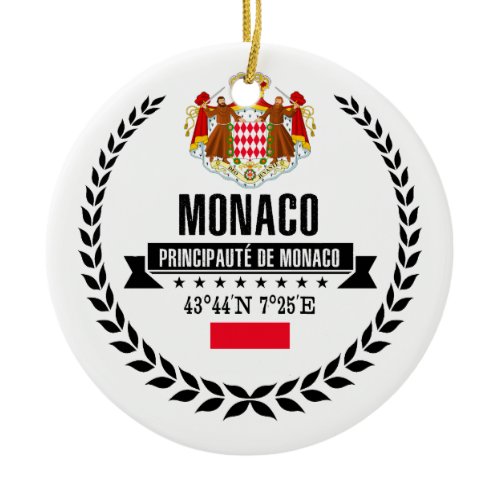 Monaco Ceramic Ornament