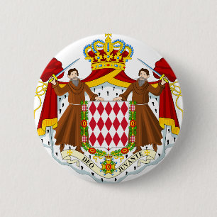 Monaco Coat Of Arms Button