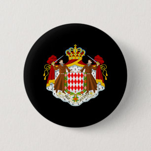Monaco Coat of Arms Button