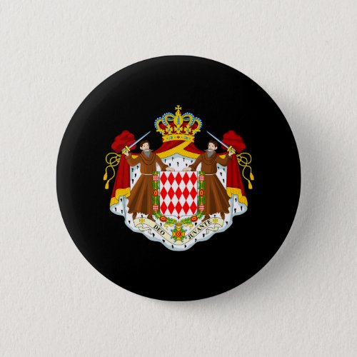 Monaco Coat of Arms Button