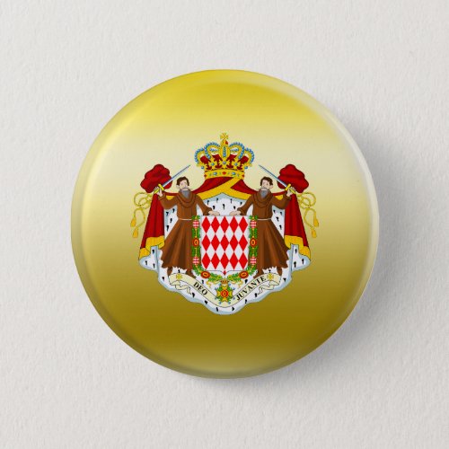 Monaco Coat of Arms Button