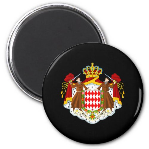 Monaco Coat of Arms Magnet