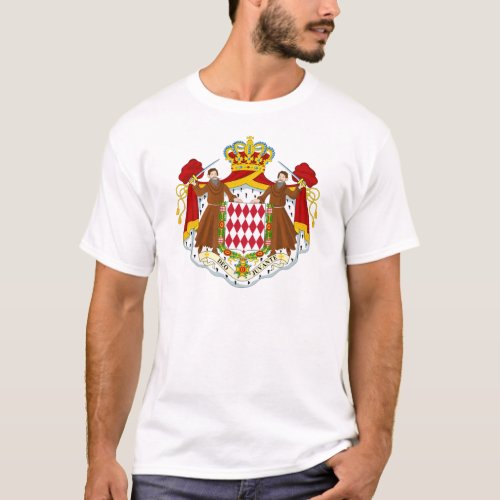Monaco Coat of Arms T_Shirt