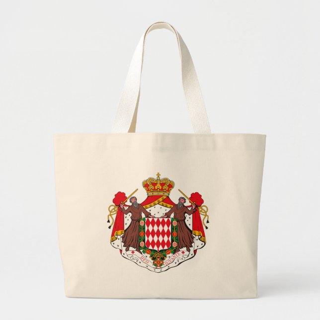 Monaco Coat of Arms Tote Bag (Front)