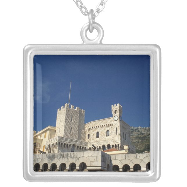 Monaco, Cote d'Azur, Prince's Palace. Silver Plated Necklace (Front)