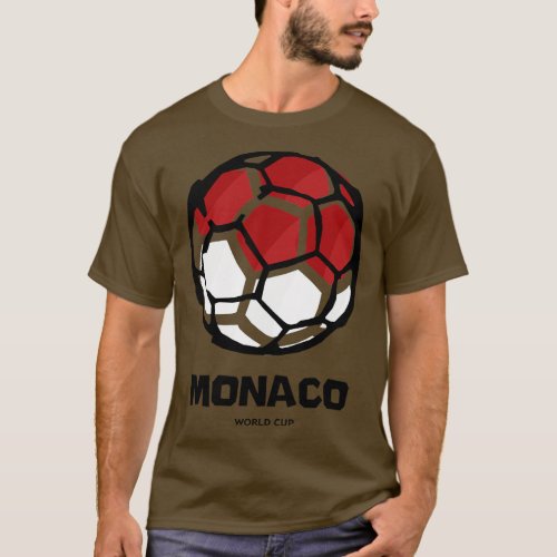 Monaco  Country Flag T_Shirt