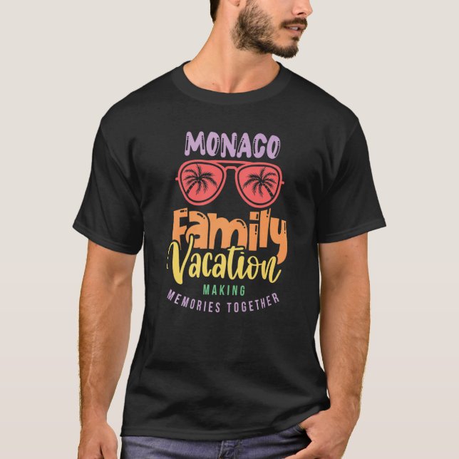 Monaco Family Vacation Matching Outfit   T-Shirt (Front)