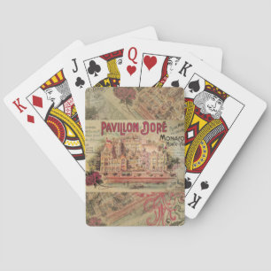 Monaco Fancy Vintage French Riviera France Poker Cards