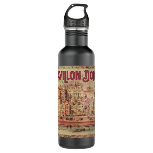 Monaco Fancy Vintage French Riviera France Water Bottle