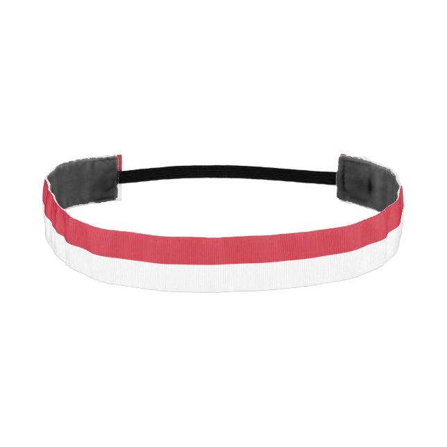Monaco Flag Athletic Headband (Front)