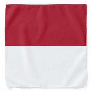 Monaco flag bandana