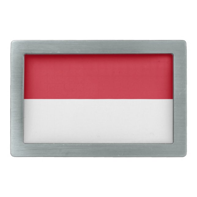 Monaco Flag Belt Buckle (Front)