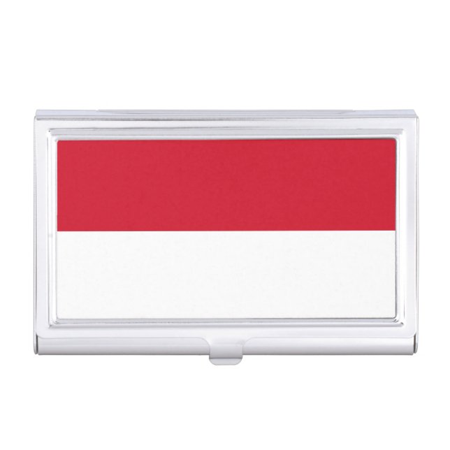 Monaco Flag Business Card Case (Front)